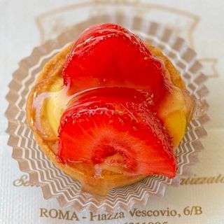 cestino crema e fragola