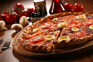 Pizza Carbonara mare
