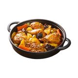 Pollo con aceitunas y patatas