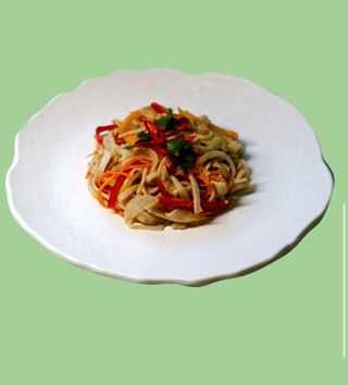 Карын с овощами