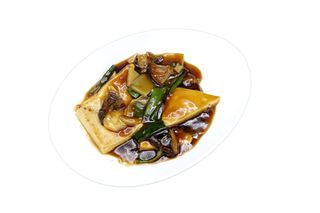 110-Tofu con bambù e funghi