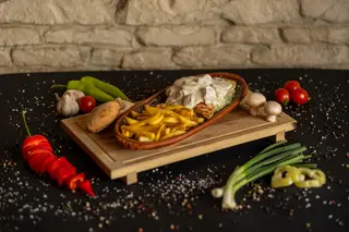 Pileći file u šampinjon sosu 200 gr