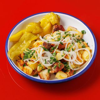 Խոզի տապակա կարտոֆիլով