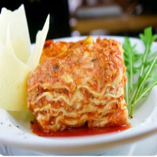 Lasaña de queso de cabra