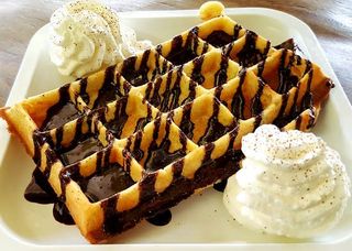 Gaufre Ganache Chocolat Chantilly