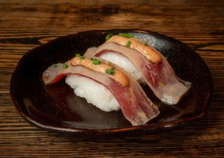 Nigiri de Atun Aburi con foie