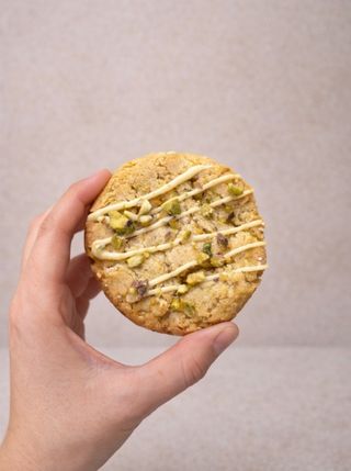 Cookie Blanco y Pistachio