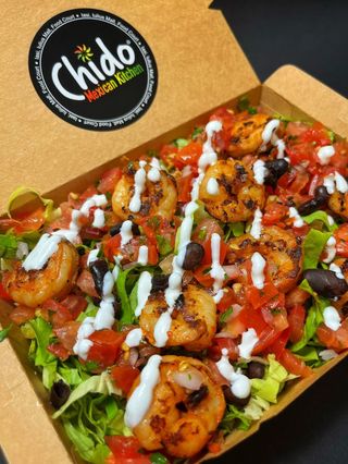 Burrito box creveți grill