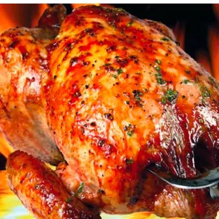Menú Pollo Entero Asado