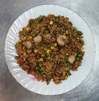 Gambori sa povrćem i pirinčem u sosu 800g