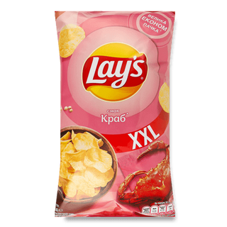 Чипси Lay's картопляні зі смаком краба (170г)