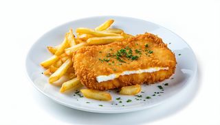 Cas pane cu cartofi prajiti