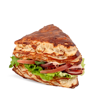 Bułka francuska z szynką wieprzową