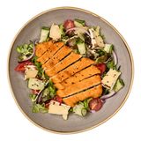 Салат з хрумкою куркою, цукіні та камамбером (280г)