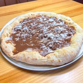 Pizza de Ferrero & Choco Blanco