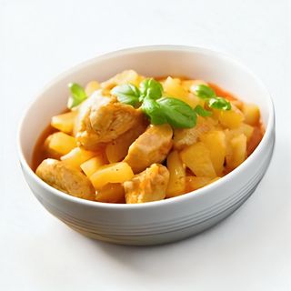 Pollo con Ananas