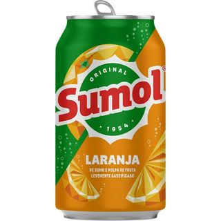 Sumol Refrigerante de Laranja com Gás - Lata 330ml 