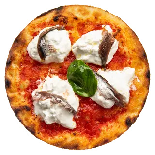 Burrata e alici