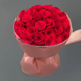25 rosas rojas