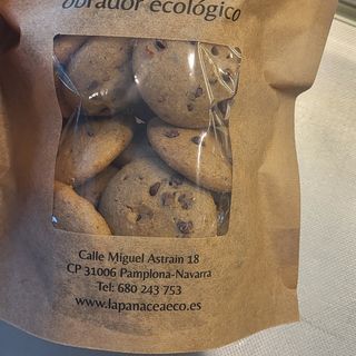 Galletas de thain y chocolate sin gluten 