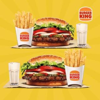 Whopper Wednesday + 2 Milkshakes