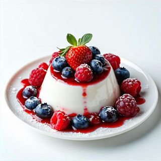 Panna cotta frutti di bosco