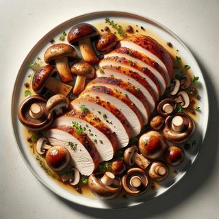 Indyk z pieczarkami 250g