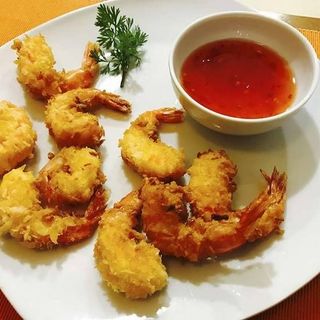Gambas rebozadas con sal y pimienta