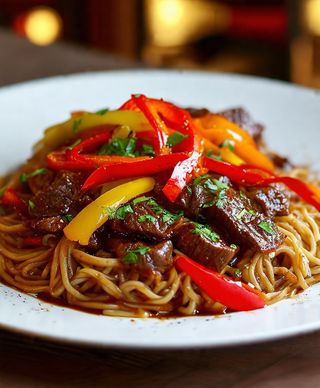 Segundo De Tallarín Saltado De Ternera