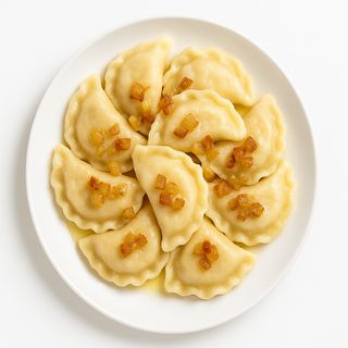 Pierogi z mięsem i cebulą 8 sztuk
