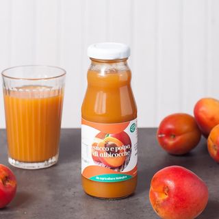 Succo bio di albicocca - dolcificato con succo di mela