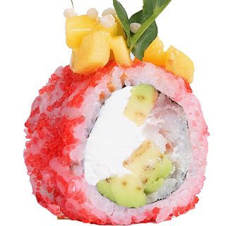  Запечене філе білої риби з манго сальсою (280г/8шт)