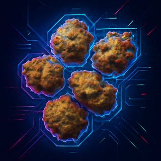 Frittelle di alghe marine