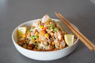 Riz cantonnais poulet