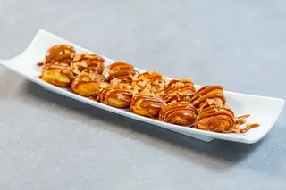 Minipancakes caramel