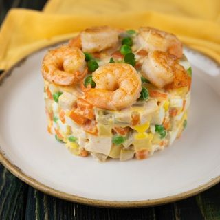 Олів'є з лососем