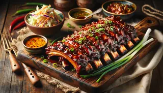 Coaste de porc dulci picante