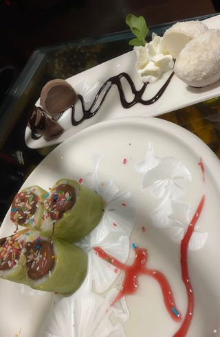 D4 Nutella maki con banana 4 pezzi