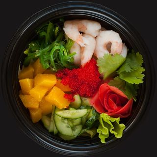 Салат Поке Боул з креветкою (210г)