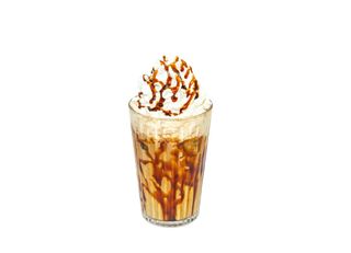 Iced caramel macchiato