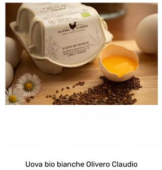 Uova bio bianche Olivero Claudio