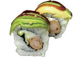 70.Uramaki De Verde Dragón (4 Pzs.)