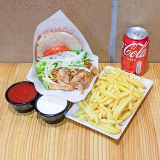 Menu Kebab Solo Carne De Pollo