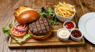Piatto hamburger