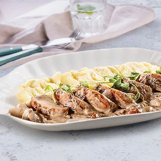 Polędwiczka z grzybami