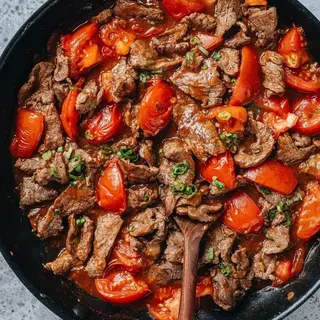 Wet Fried Beef