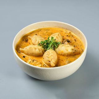 Tom Kha Shrimp Dumpling Soup