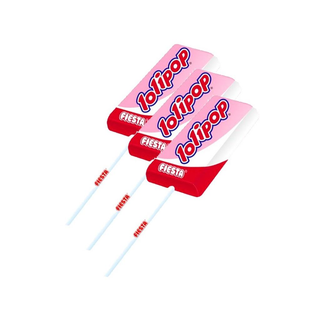 3 Unidades Piruleta Lolipop Fiesta Sabor Fresa