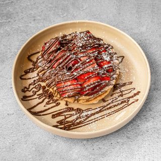 Panquecas com Morangos e Nutella