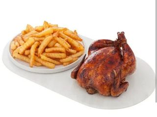 Pollo Entero Con Patatas